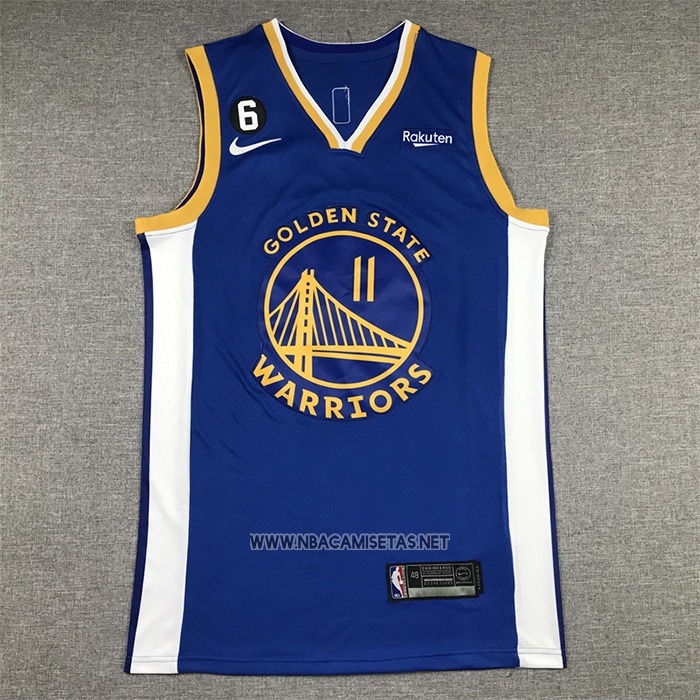 Camiseta Golden State Warriors Klay Thompson NO 11 Icon 2022-23 Azul